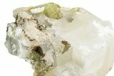 Yellow Apatite Crystals In Calcite - Morocco #251147-1